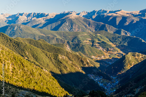 Mountains around Arinsal valley in Andorra