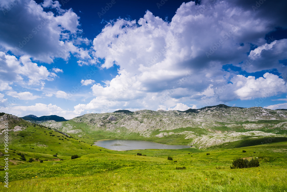 Landscape with lake Landscape with lake