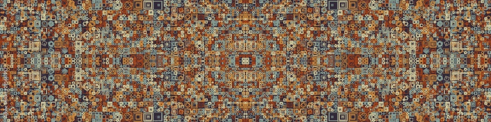 Abstract Symbols Pattern Generative Art background illustration Abstract Symbols Pattern Generative Art background illustration