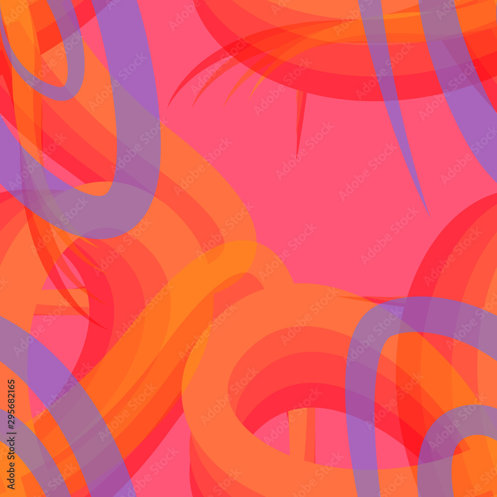 Obraz premium dynamic orange lines pink pattern