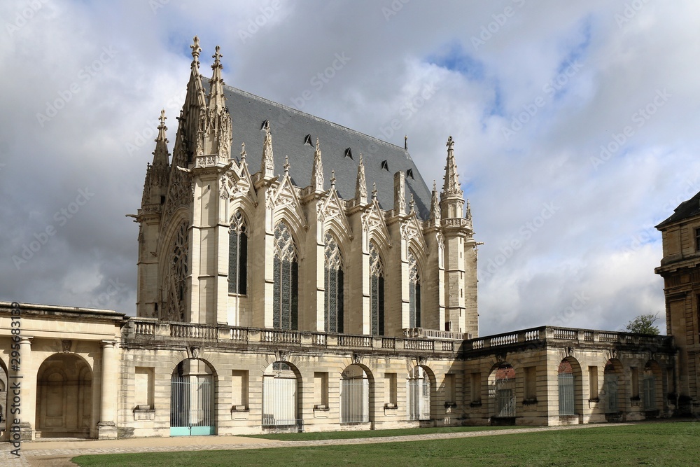 Fototapeta premium Château de Vincennes, paris, france, cathedral, architecture, church, building, religion, old, gothic, touri