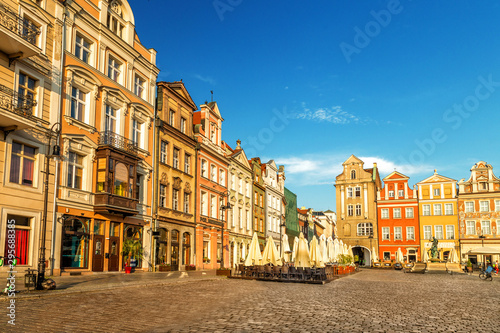Main city square  Stare Miasto  of Poznan  Poland  