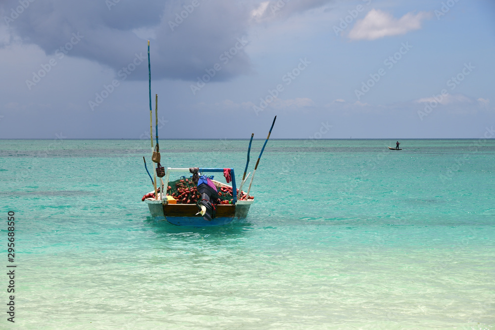 Zanzibar, Tanzania, Africa. Kendwa beach