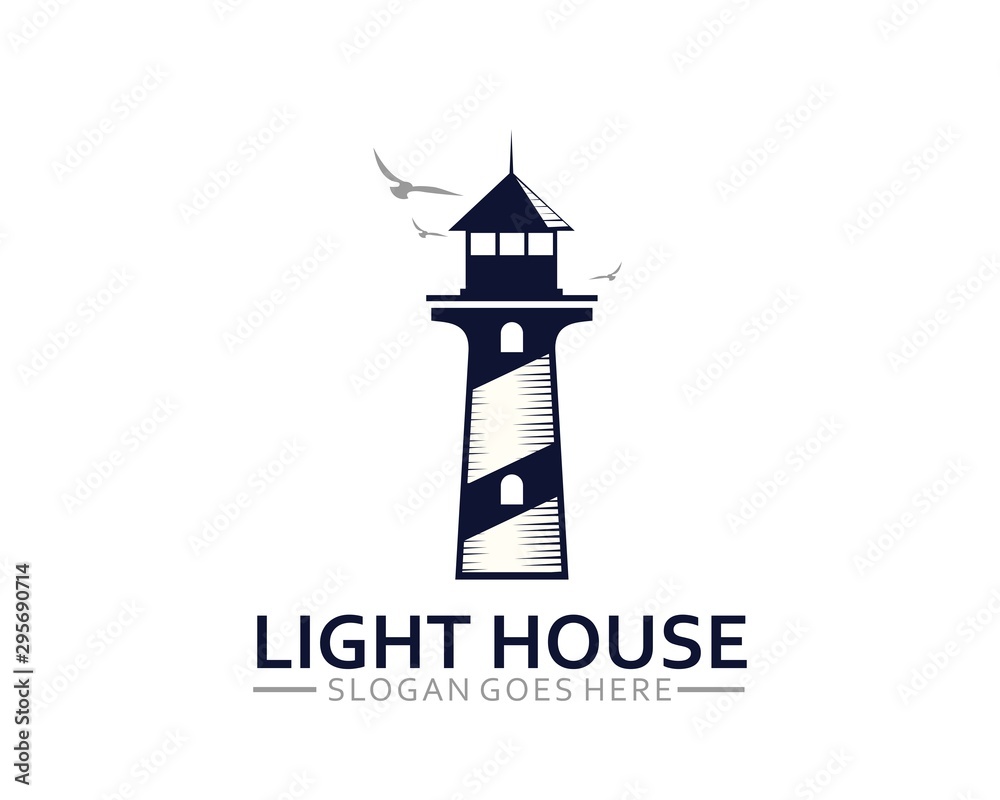 Light House Logo Design Template icon vector Light House Logo Design Template icon vector