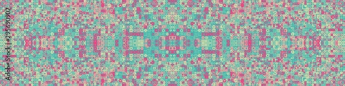 Abstract Symbols Random Distributed Pattern Computational Generative Art background illustration