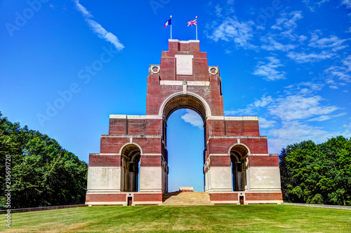 Thiepval Memorial to the Missing in the Somme region of Northern France. photo