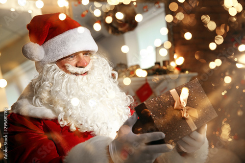 Santa Claus with Christmas ...