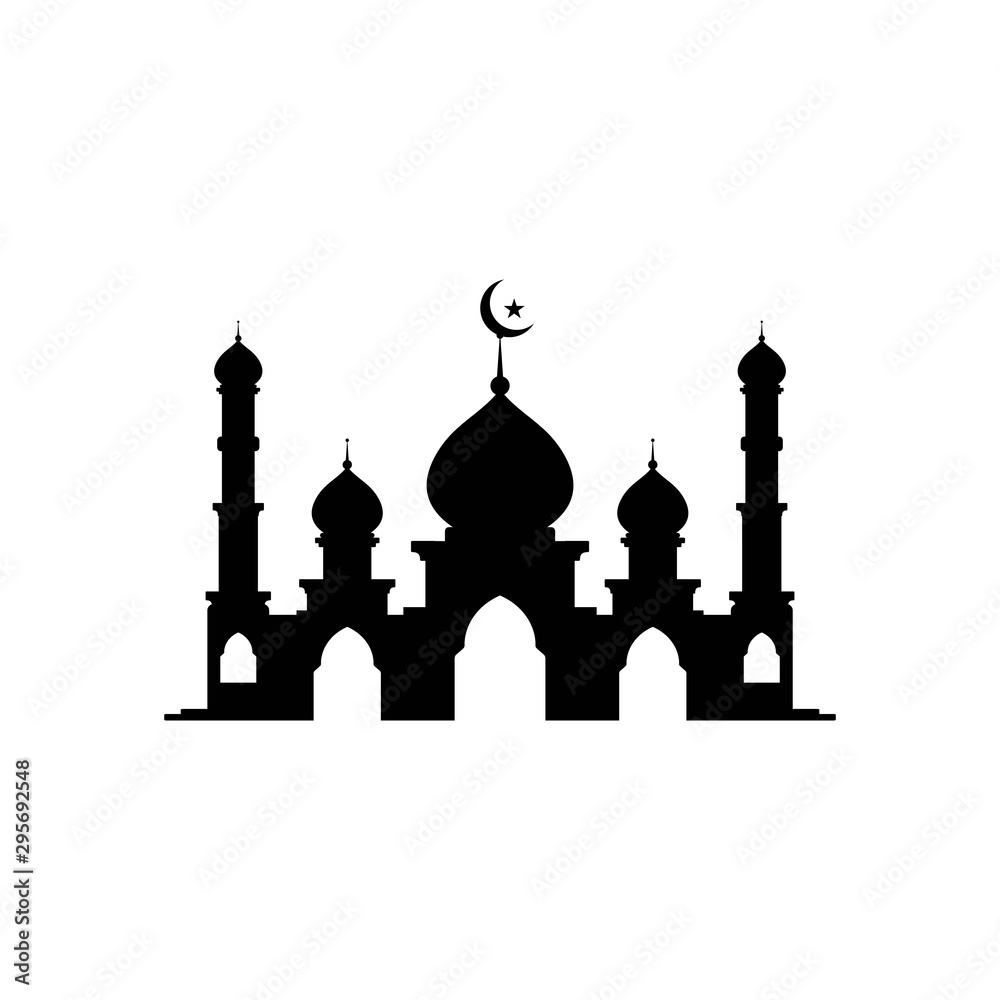 mosque vector icons. Emblem, Concept Design, Creative Symbol, Icon