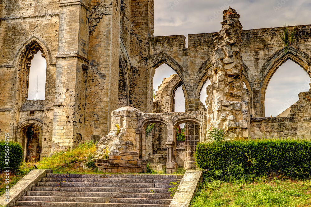 The ruined church of Ablain-Saint-Nazaire