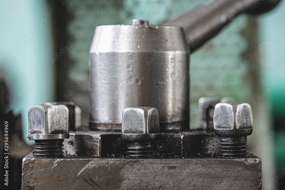 Industrial handle close up abstract background. Industrial handle close up abstract background.