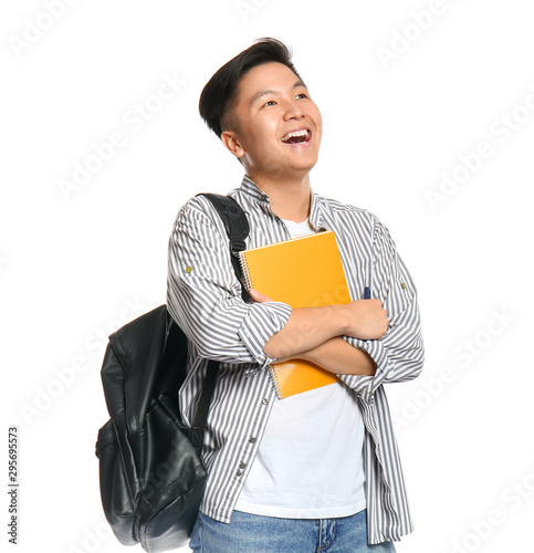 Portrait of happy Asian stu...