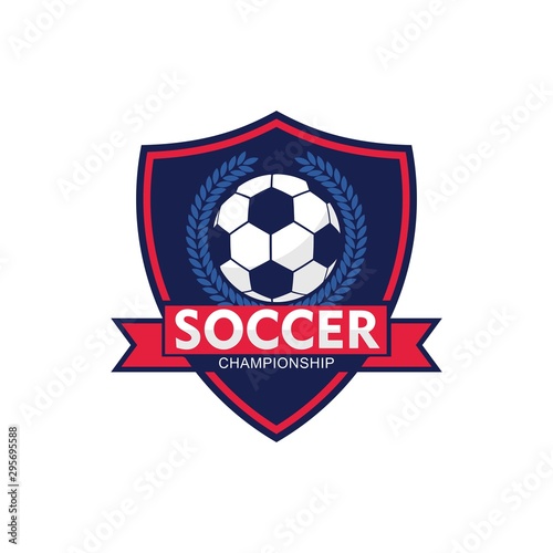 Soccer Logo, American Logo Sports. vector illustration.