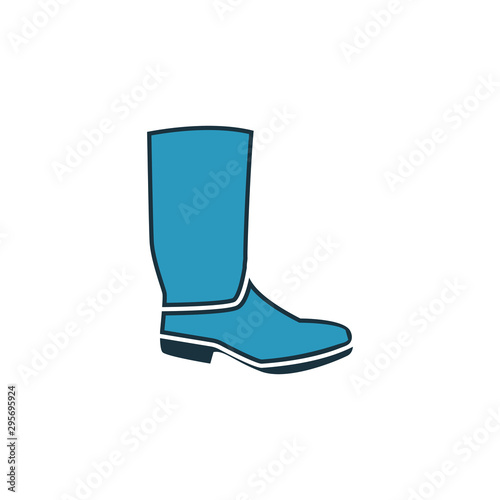 Rubber Boots icon. Pixel perfect. Using for web design, apps, software, print. Rubber Boots icon design from clothes collection.