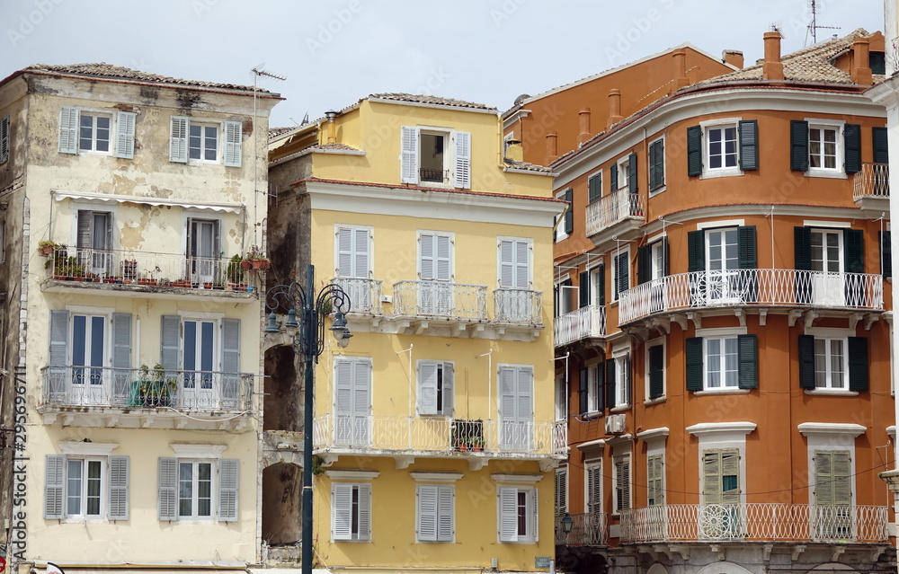 Häuser in Korfu-Stadt