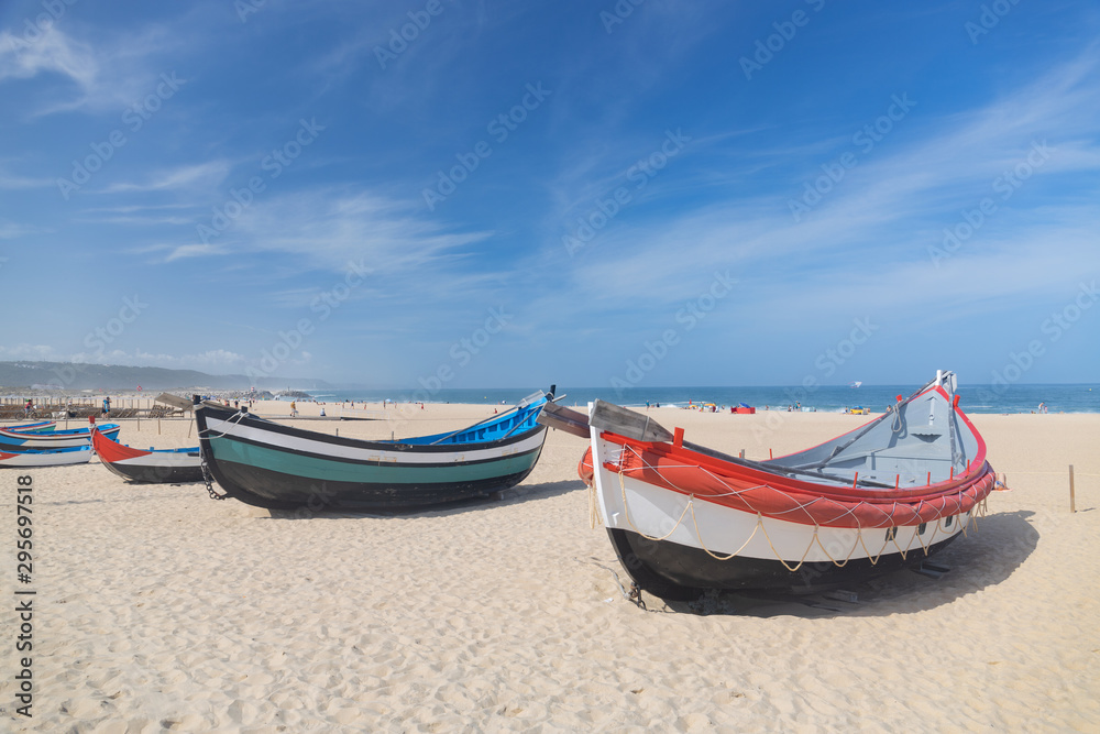 Boats in the sand