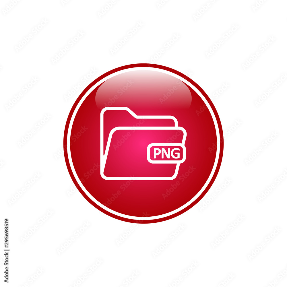 Folder Icon Vector Inside Glossy Circle Template Folder Icon Vector Inside Glossy Circle Template