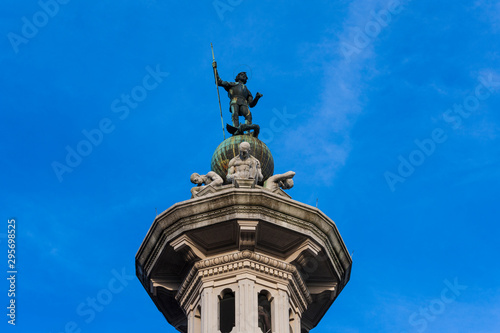 The town of Pordenone   Bell tower of St. George