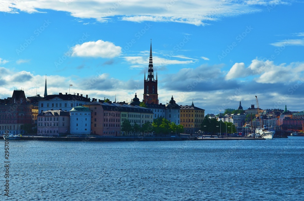Stockholm panorama in Sweden