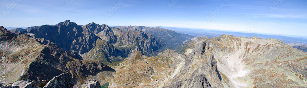 View from Vychodna Vysoka High Tatras national park, Slovakia View from Vychodna Vysoka High Tatras national park, Slovakia