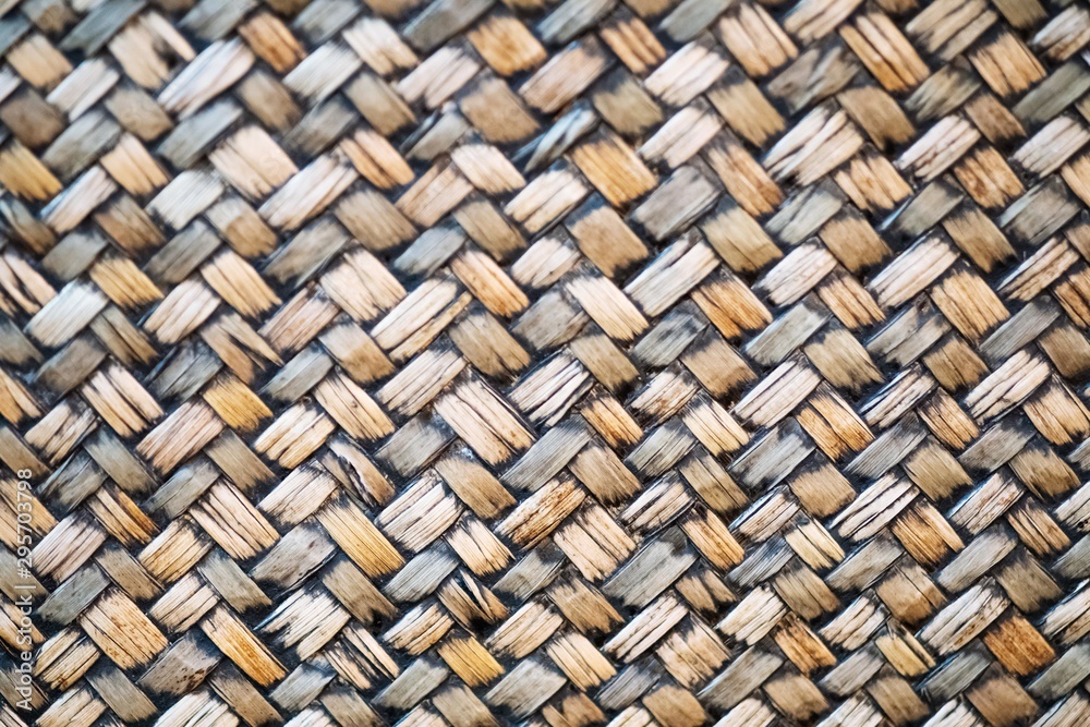 Traditional handcraft nature Bamboo weave pattern Thai style background texture Traditional handcraft nature Bamboo weave pattern Thai style background texture
