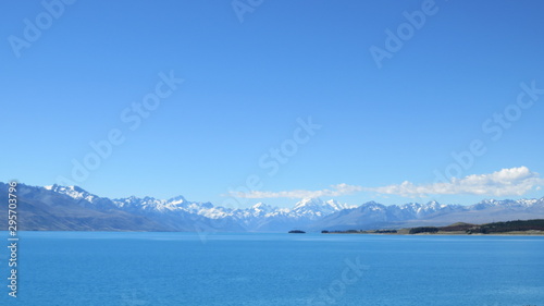 Blue lake New Zealand