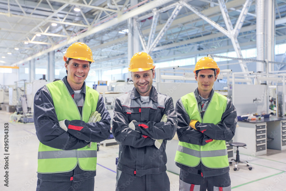 Workers in factory Workers in factory