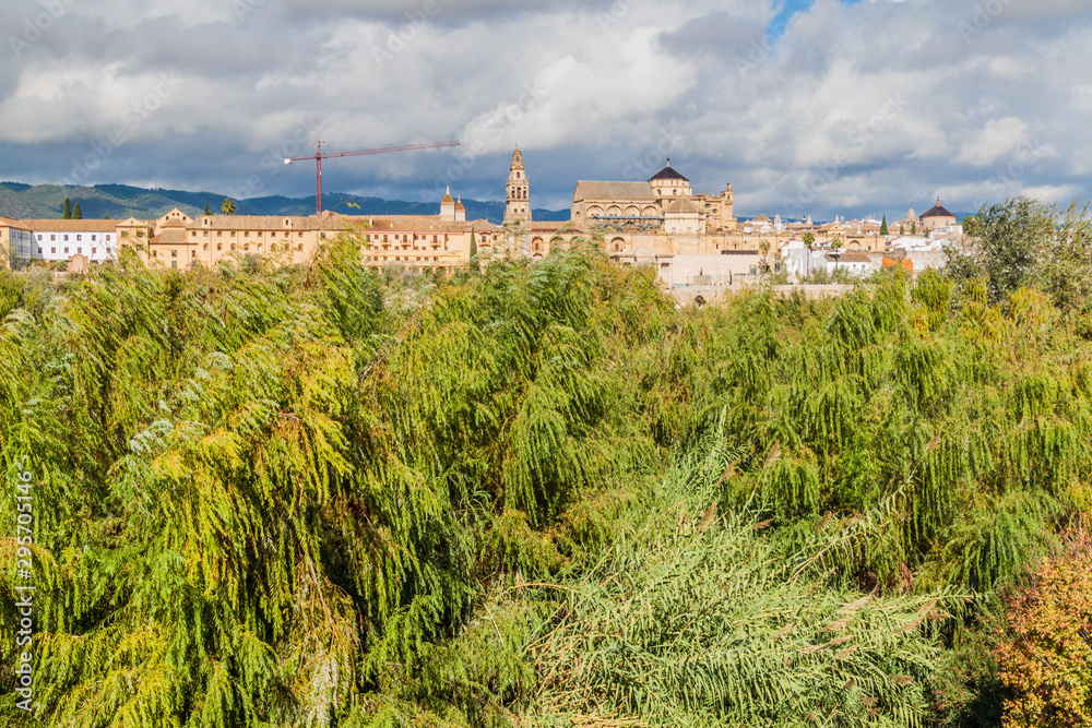 Skyline of the old town in Cordoba, Spain