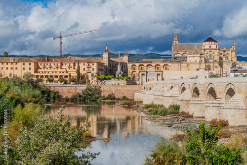 Mosque-Cathedral and Roman Bridge in Cordoba, Spain © Matyas Rehak