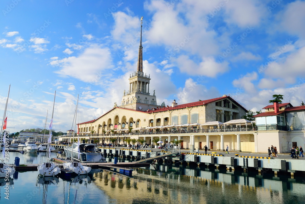 The building of the Sochi seaport