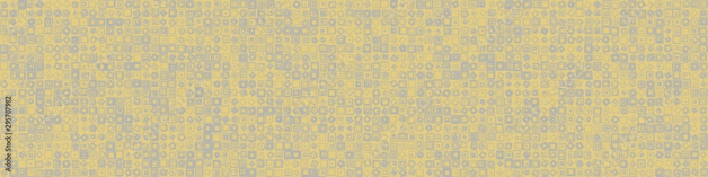 Fototapeta premium Abstract Symbols Random Distributed Pattern Computational Generative Art background illustration