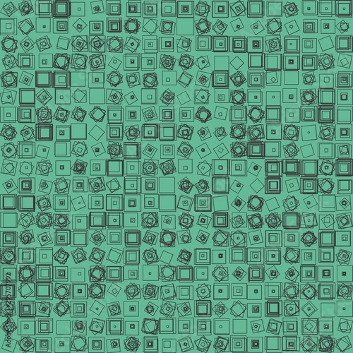 Abstract Symbols Random Distributed Pattern Computational Generative Art background illustration