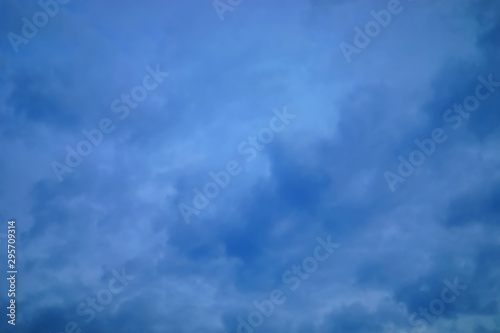 dark blue sky with a cloud background