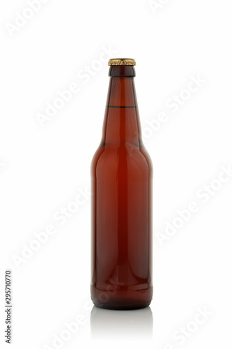 glass brown beer bottle