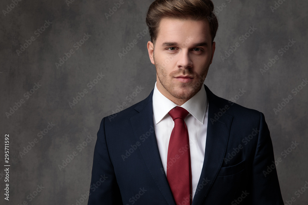Close up of a positive young businessman Close up of a positive young businessman