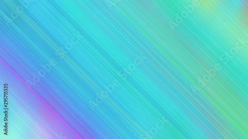 diagonal speed lines background or backdrop with medium turquoise, sky blue and light pastel purple colors. good for design texture