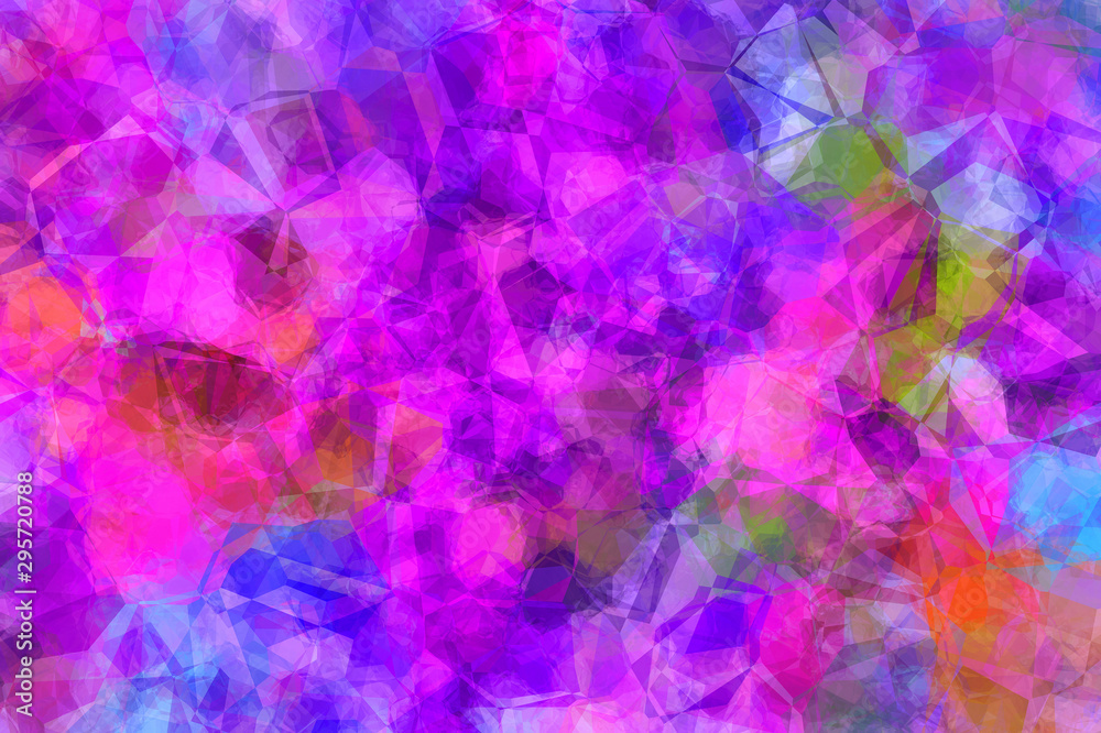 Multicolored Mosaic pattern as abstract polygonal background.