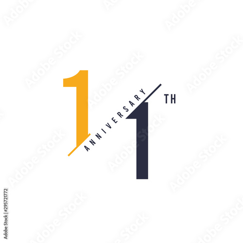 11 Th Anniversary Design
