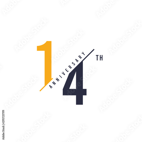 14 Th Anniversary Design