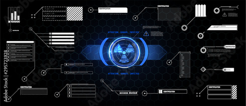  Vector Titles collection Interface elements HUD, UI, GUI. Vector Callout Titles set.  Futuristic callout bar labels, information call box bars and modern digital info boxes layout templates. Callouts
