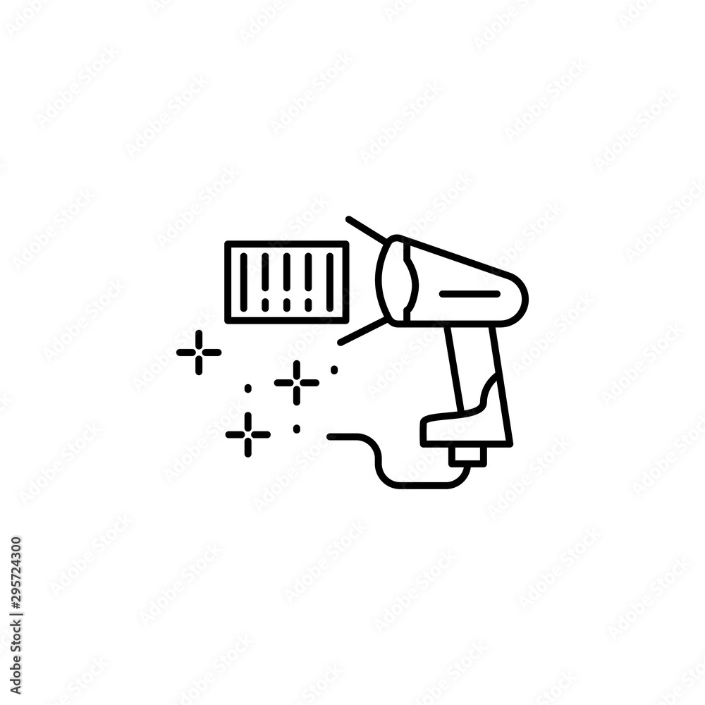 Scanner barcode icon. Element of qr code and barcode icon Scanner barcode icon. Element of qr code and barcode icon