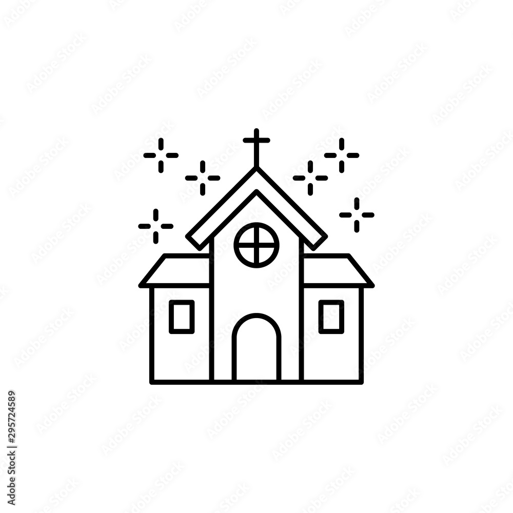 Christianity church icon. Element of christianity icon