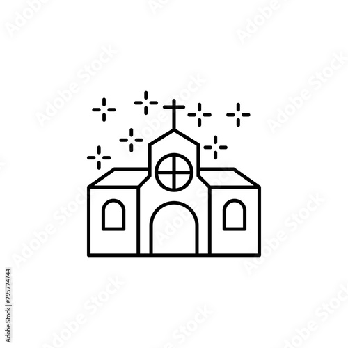 Christianity church icon. Element of christianity icon