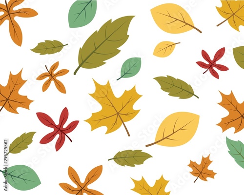 autumn background vector template