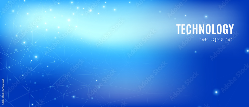 Big Data Abstract. Technology Poster. Blue Big Data Abstract. Technology Poster. Blue