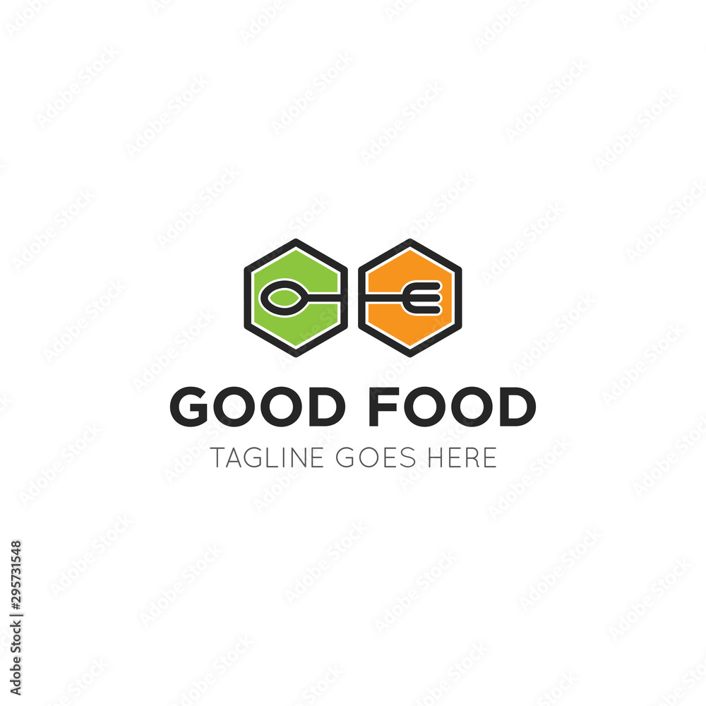 food logo and icon vector illustration design template food logo and icon vector illustration design template