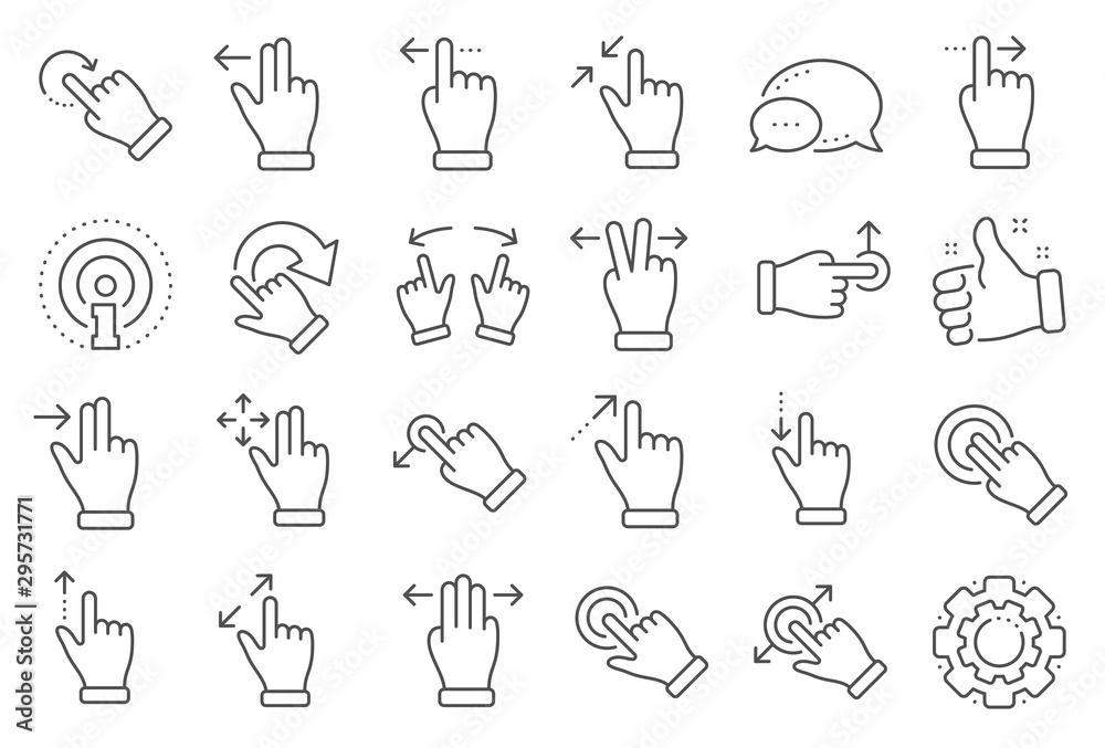 Catalog - User Interface & Gesture Icons