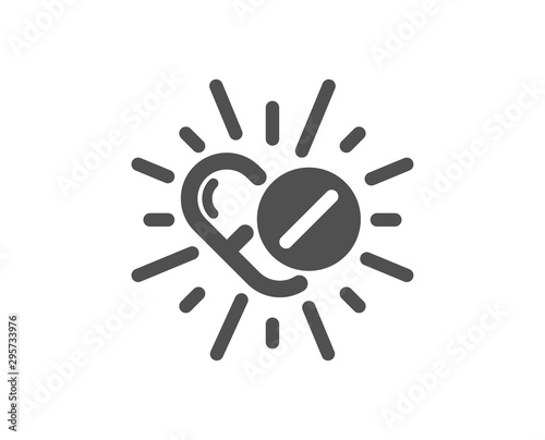 Medicine pills sign. Medical drugs icon. Pharmacy medication symbol. Classic flat style. Simple medical drugs icon. Vector