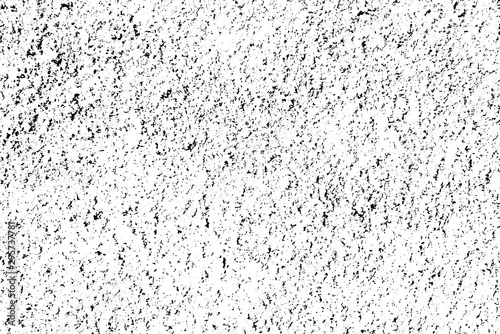 Distressed overlay texture of rough surface, cracked concrete, stone and asphalt. Grunge background. One color graphic resource.
