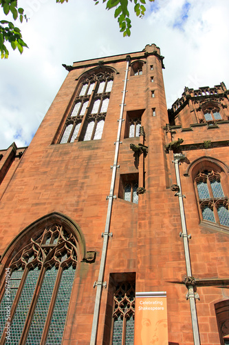 John Rylands Library architectural appearance, Manchester, England. photo
