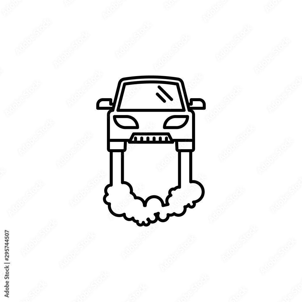 Car flying future transport icon. Element of future transport icon Car flying future transport icon. Element of future transport icon